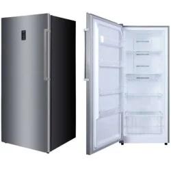 Agnes Upright 625 Liter 22 Cubic Feet Refrigerator with Left Opening Handle - Black